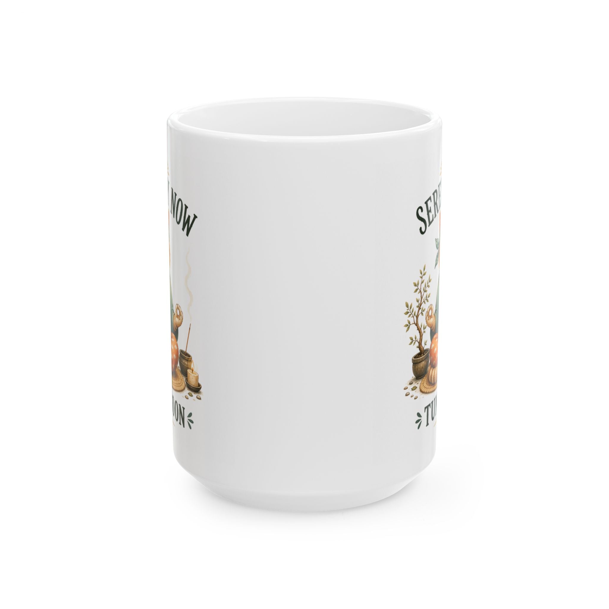 Funny Meditating Cat Mug