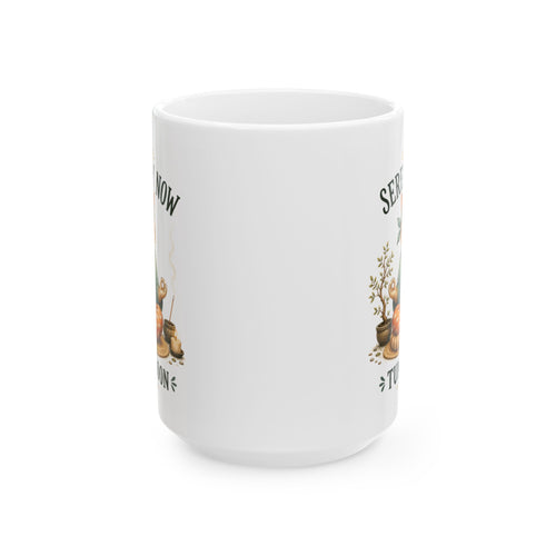 Funny Meditating Cat Mug
