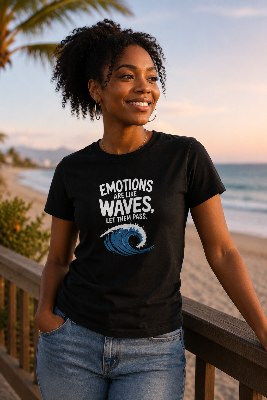 Emotions Are Like Waves Tee