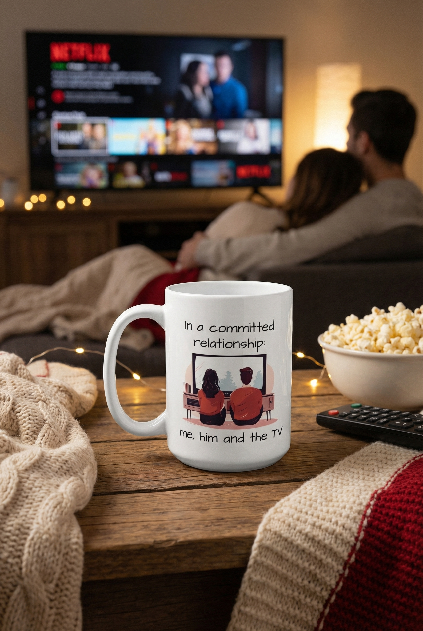 Me, Him & The TV Mug (15oz)