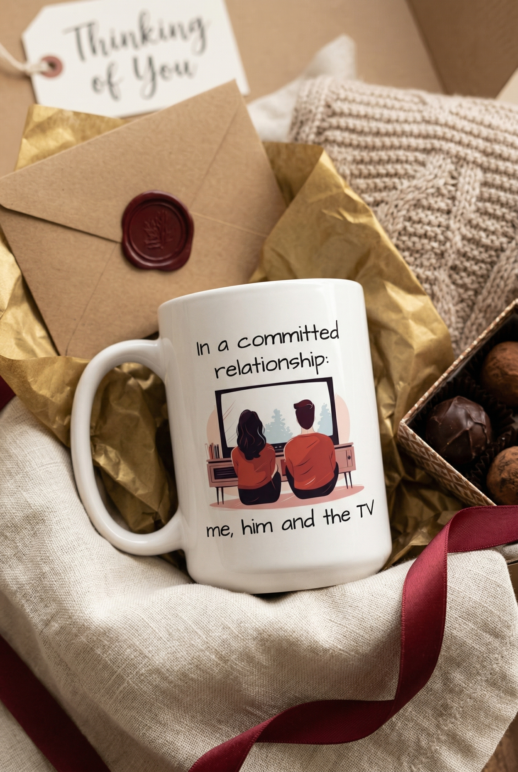 Me, Him & The TV Mug (15oz)